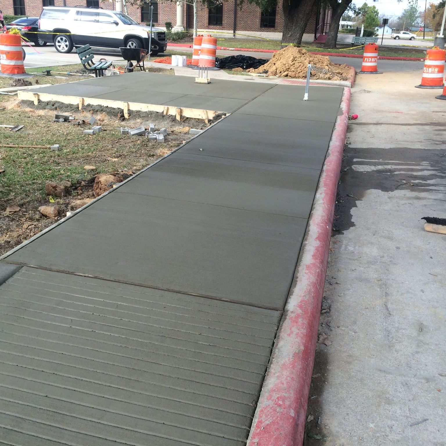 Bus stop improvements in multiple locations in Dickinson